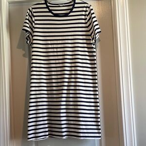 EUC J. Crew Stripe T-Shirt Dress